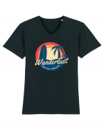 Wanderlust Tropical Paradise Tricou mânecă scurtă guler V Bărbat Presenter