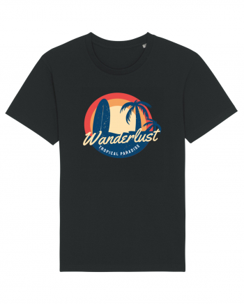 Wanderlust Tropical Paradise Black