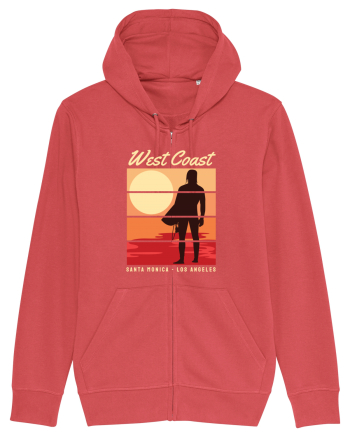 West Coast Santa Monica Beach Carmine Red