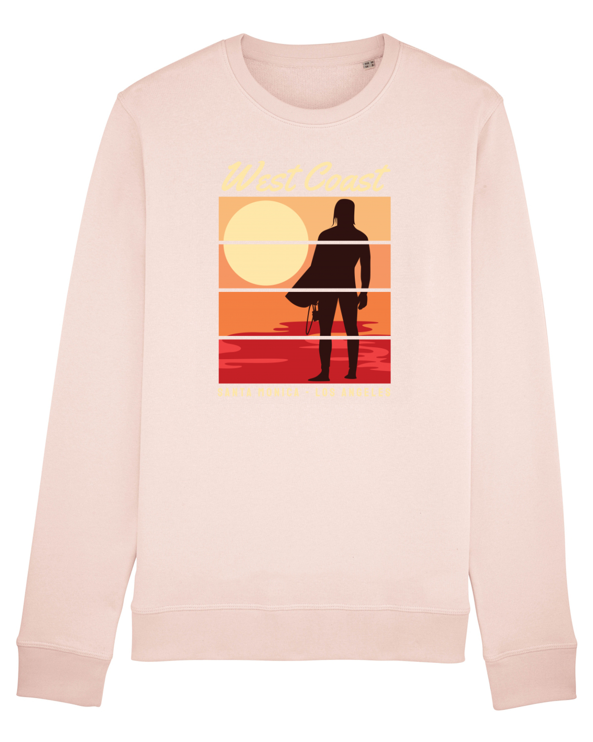Bluză mânecă lungă Unisex Rise Candy Pink