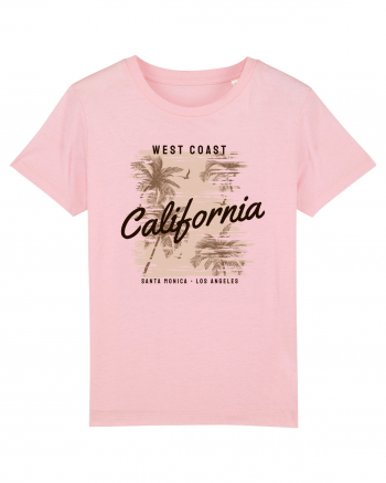 West Coast Santa Monica Los Angeles Cotton Pink