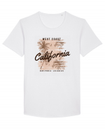 West Coast Santa Monica Los Angeles Tricou mânecă scurtă guler larg Bărbat Skater