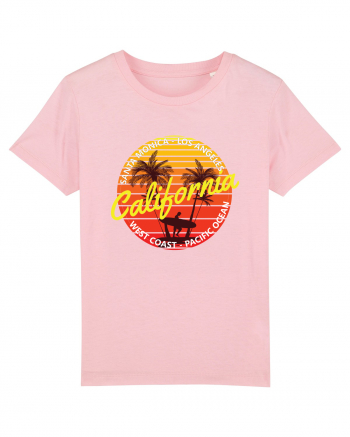 West Coast Santa Monica Surfing Cotton Pink