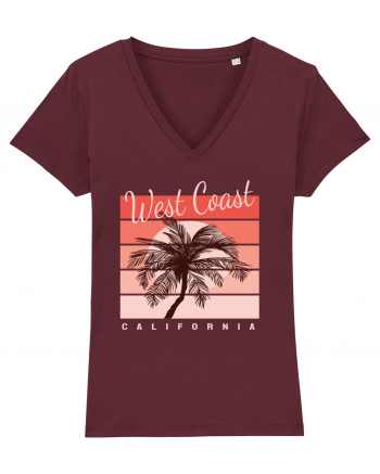 West Coast Sunset California Burgundy