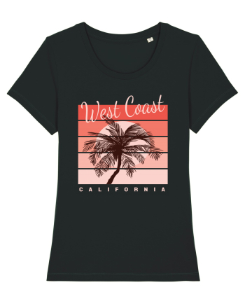 West Coast Sunset California Black