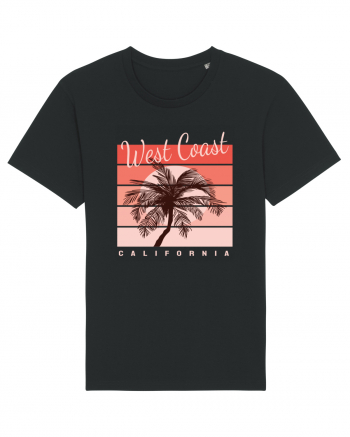 West Coast Sunset California Black