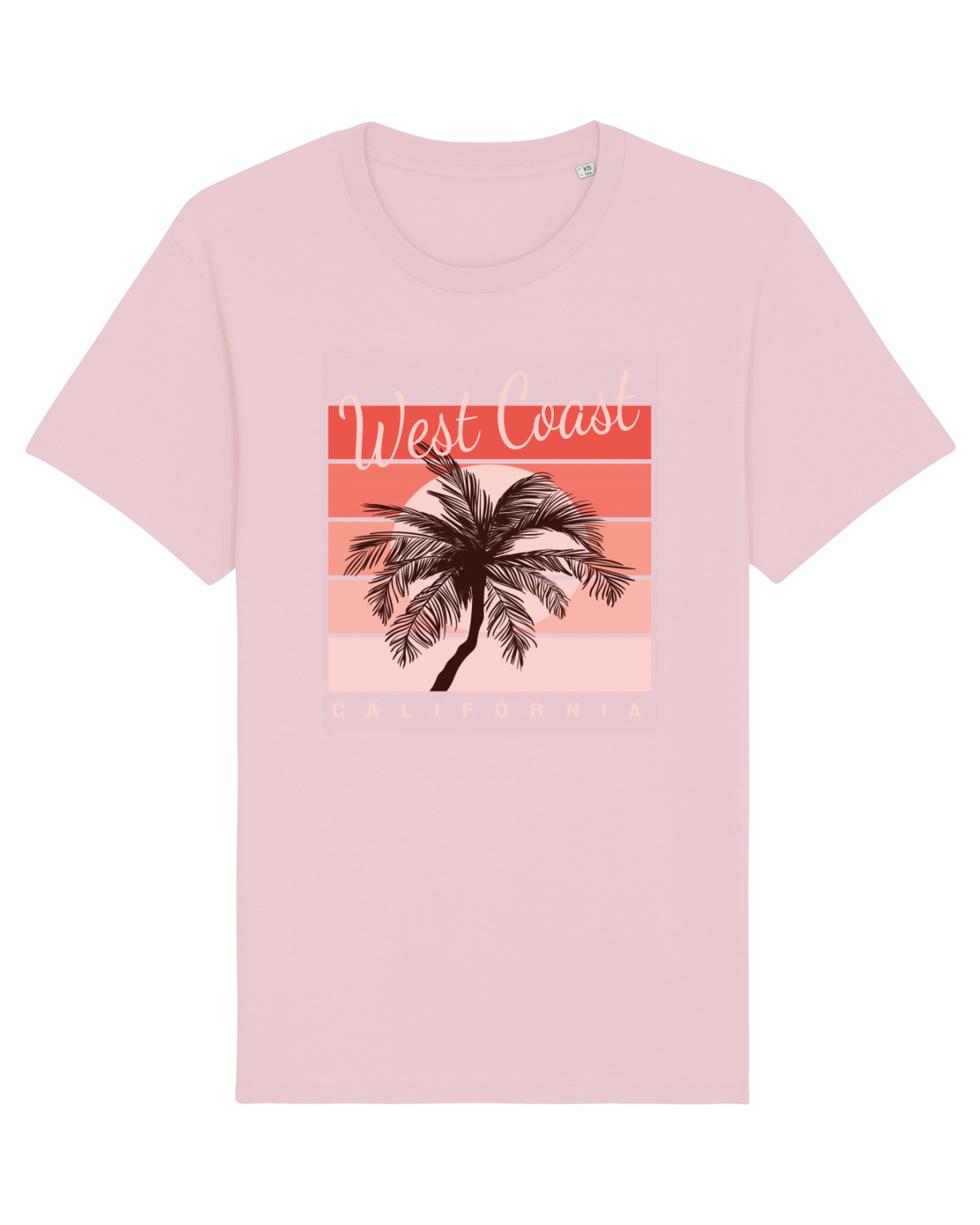 Tricou mânecă scurtă Unisex Rocker Cotton Pink