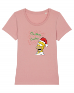 Christmassy Simpsons no. 2 Tricou mânecă scurtă guler larg fitted Damă Expresser