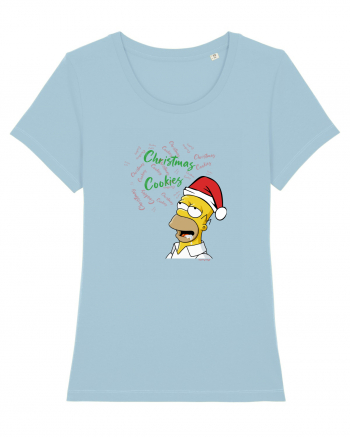 Christmassy Simpsons no. 2 Sky Blue