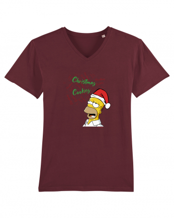 Christmassy Simpsons no. 2 Burgundy