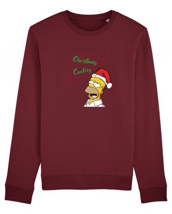 Christmassy Simpsons no. 2 Burgundy