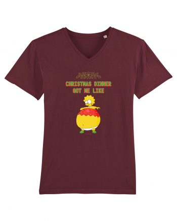 Christmassy Simpsons no. 4 Burgundy