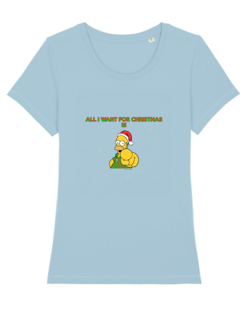 Christmassy Simpsons no. 5 Sky Blue