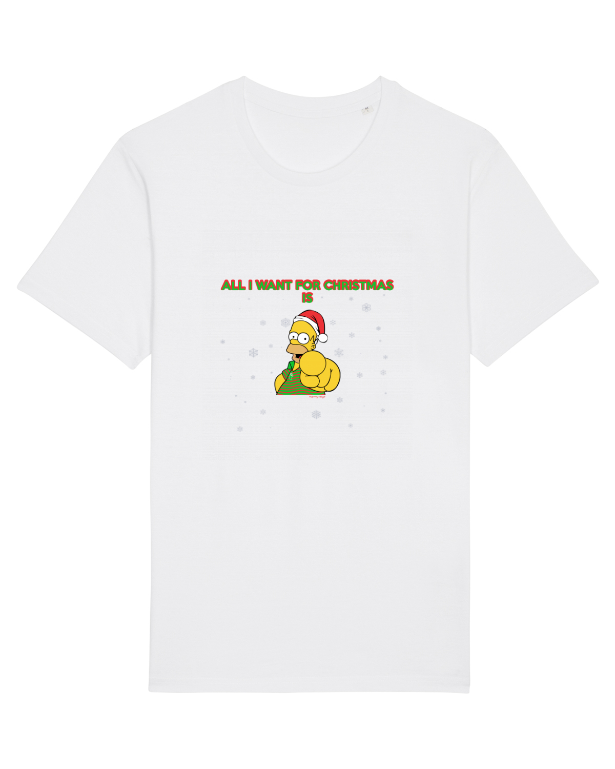 Tricou mânecă scurtă Unisex Rocker White