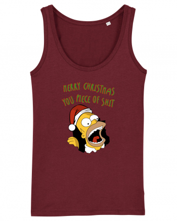 Christmassy Simpsons no. 6 Burgundy