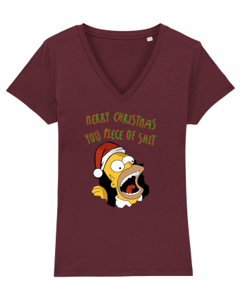 Christmassy Simpsons no. 6 Burgundy