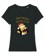 Christmassy Simpsons no. 6 Tricou mânecă scurtă guler larg fitted Damă Expresser
