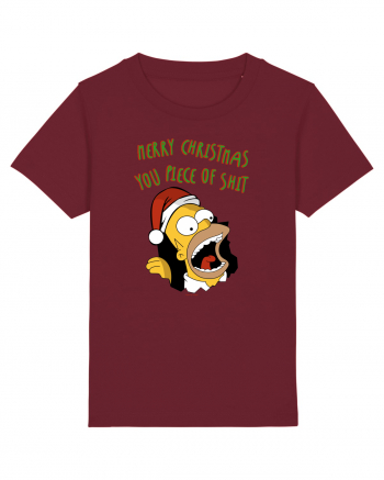 Christmassy Simpsons no. 6 Burgundy