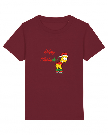 Christmassy Simpsons no. 7 Burgundy