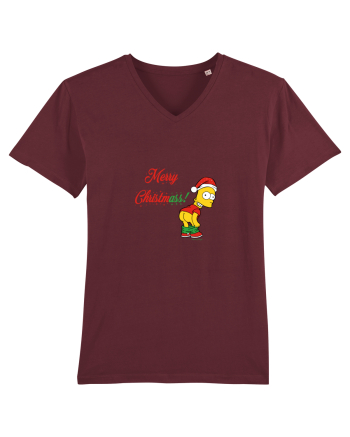 Christmassy Simpsons no. 7 Burgundy