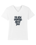 I've Been Drinking About You II Tricou mânecă scurtă guler V Bărbat Presenter