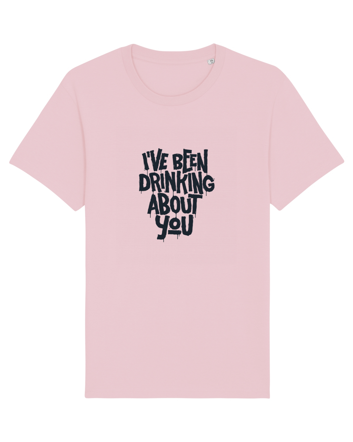 Tricou mânecă scurtă Unisex Rocker Cotton Pink