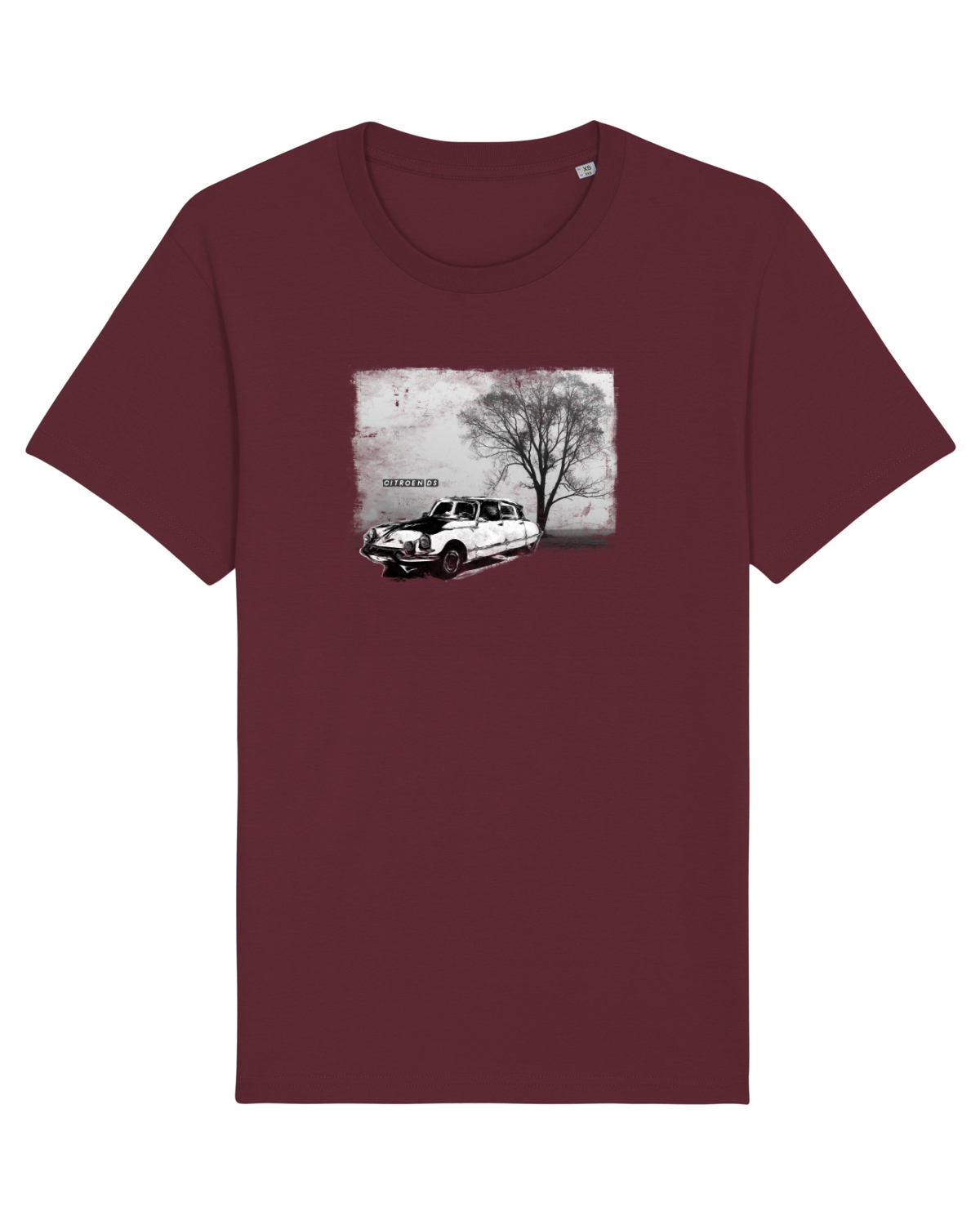 Tricou mânecă scurtă Unisex Rocker Burgundy