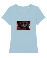 angry indian Tricou mânecă scurtă guler larg fitted Damă Expresser