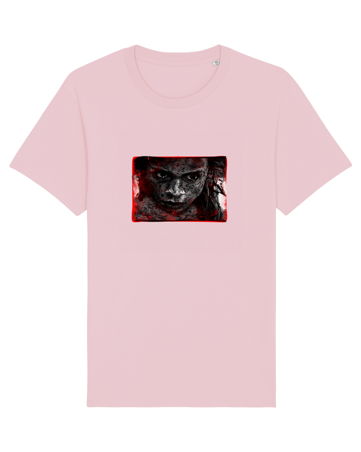 Tricou mânecă scurtă Unisex Rocker Cotton Pink