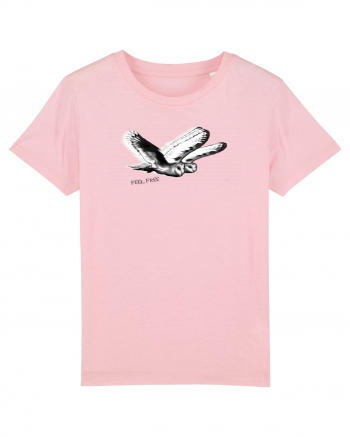 flying owls Cotton Pink