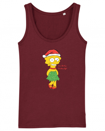 Christmassy Simpsons no. 8 Burgundy