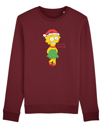 Christmassy Simpsons no. 8 Burgundy