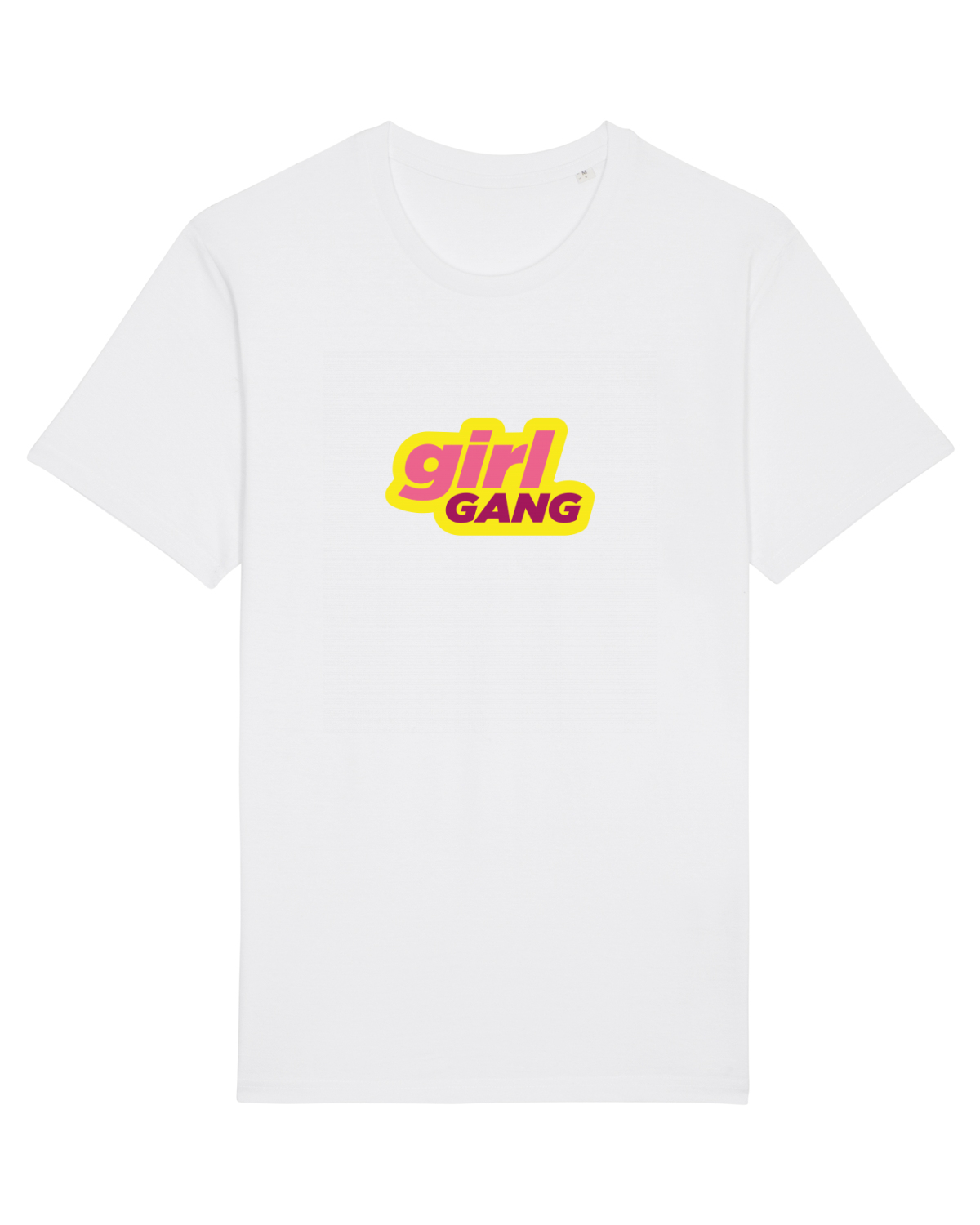 Tricou mânecă scurtă Unisex Rocker White