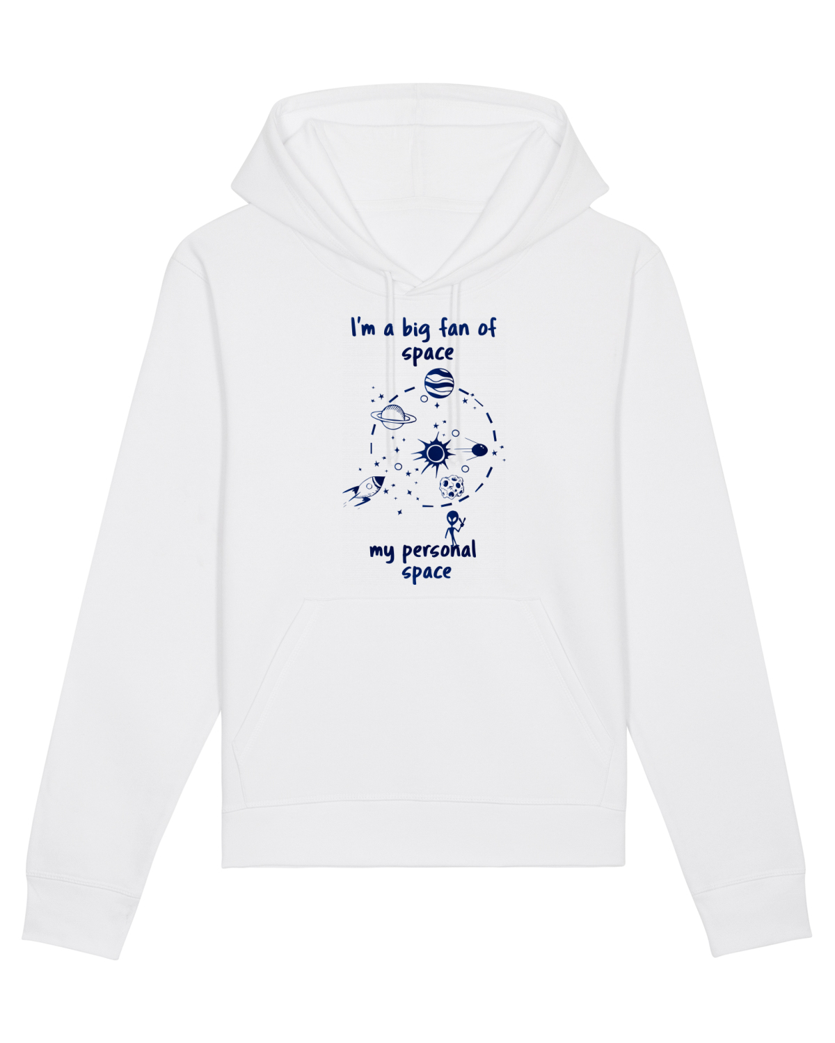 Hanorac Unisex Drummer White