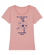 spatiu personal Tricou mânecă scurtă guler larg fitted Damă Expresser