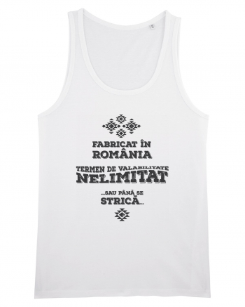 fabricat in Romania White