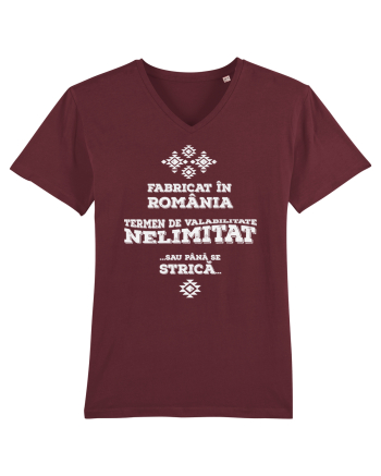 made in Romania Burgundy