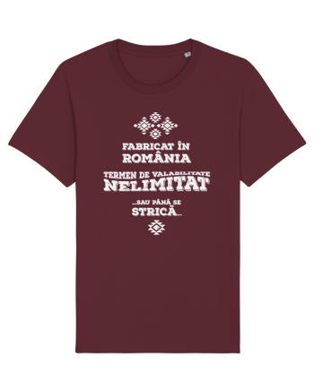 made in Romania Burgundy