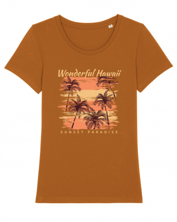 Wonderful Hawaii Sunset Paradise Roasted Orange