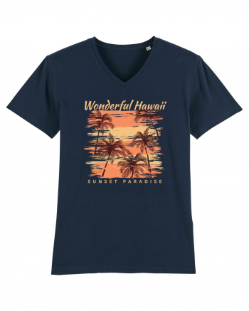 Wonderful Hawaii Sunset Paradise French Navy