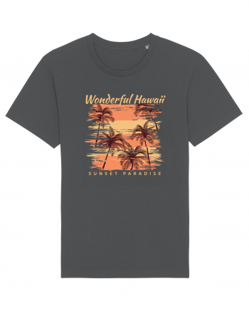 Wonderful Hawaii Sunset Paradise Anthracite