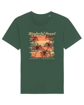 Wonderful Hawaii Sunset Paradise Bottle Green