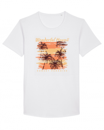 Wonderful Hawaii Sunset Paradise White