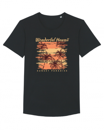 Wonderful Hawaii Sunset Paradise Black