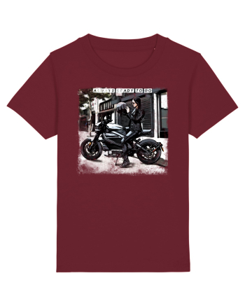 always ready to go with a bike Burgundy