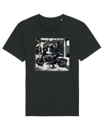 always ready to go with a bike Tricou mânecă scurtă Unisex Rocker