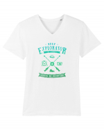 Explorator de Comori la Târgul de Vechituri Tricou mânecă scurtă guler V Bărbat Presenter