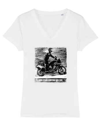 ride with harley White