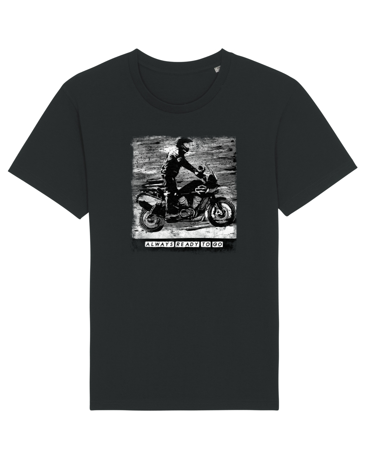 Tricou mânecă scurtă Unisex Rocker Black