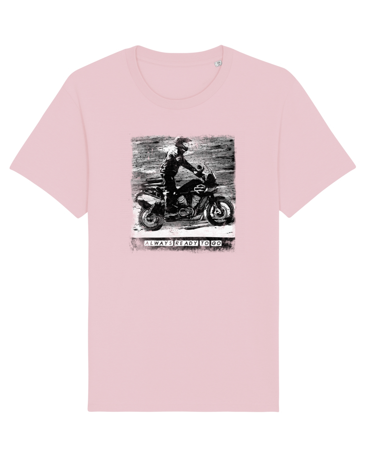 Tricou mânecă scurtă Unisex Rocker Cotton Pink